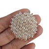 Ivory Pearl Gold Tone Rhinestone Crystal Wedding Bridal Shoe Clips