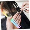 Beavorty 3pcs Rainbow Hair Combs Professional Anti-static Styling Combs for