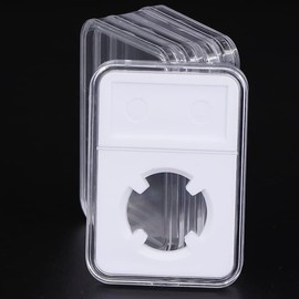 10PCS Coin Slab Protector Display Holder Storage Case Capsule 26mm Fit for Small Dollar and Other 26mm Coins