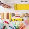 KOTARBAU® Paint Roller, Yellow Thread mm with Rubber Handle, Paint