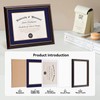GAMYPET Solid Wood Diploma Frame 8.5 x 11 Certificate Frames
