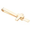 Asienice Tie Pin Cross for Men Slim Classic Tie Clip
