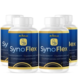 Pelican Vitamins SynoFlex- Joint Health Support- 4 Bottles- 240 Capsules