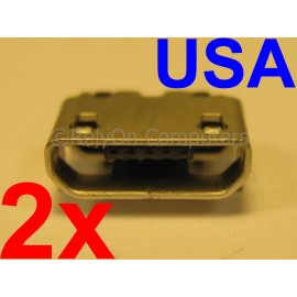 For HyperX Cloud Headphones, For HyperX Cloud Gaming Headset, For Kingston Technology headset 2x Micro USB / Type C Charging Port for HyperX Cloud Gaming Headset Many Models - CloudX Flight Model HSCFX Charging Port Replacemen