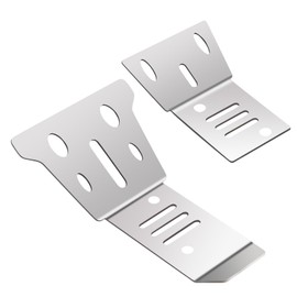 RC Front Rear Chassis Armor Protection Plate Skid Plate Upgrade Parts for Arrma 1/14 Mojave GROM