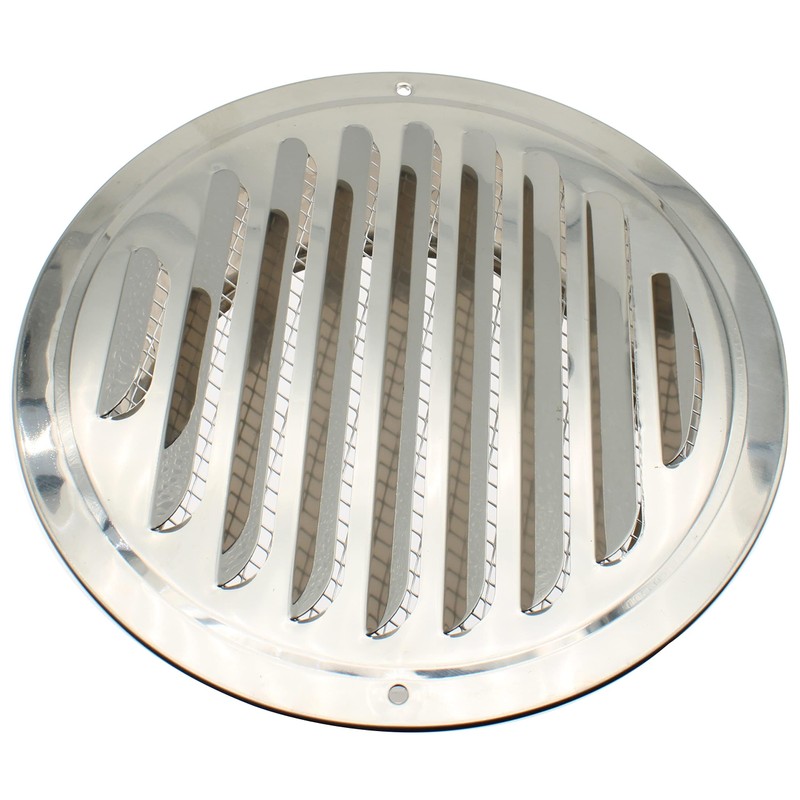 FDXGYH 3 Inch Round Air Vent Stainless steel Louver Grille