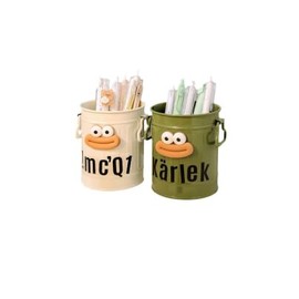 Bootoow Stiftehalter Kinder, 2 Stück Schreibtisch-Stifthalter,Stifte Organizer Schreibtisch Organizer Bleistifthalter Süß Stiftehalter Rund Desktop-Stift Für Büro, Schule Und Zuhause