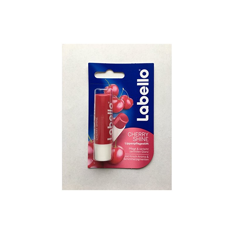 Paquete de 3 bálsamos labiales Labello Sandía, Mora, Cherry Shine