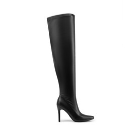 DREAM PAIRS Over The Knee Boots for Women, Women's Thigh High Boots Heel Fall Boots,Size 6,Black,SDOB2404W