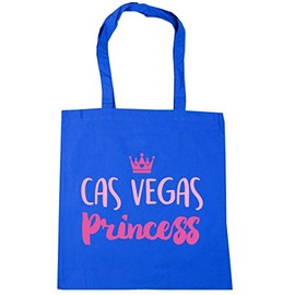 Hippowarehouse Cas vegas princess Tote Shopping Gym Beach Bag 42cm x38cm, 10 litres