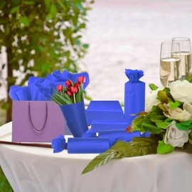 100 Sheets Blue Tissue Paper Artdly 14 x 20 Inches Blue Wrapping Paper Bulk for Weddings Birthday DIY Project Christmas