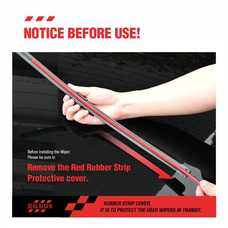 3 Front Windshield Wipers Wiper Blades Replacement for Honda Pilot