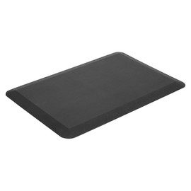 Office Star Products Rectangular Non-Slip, Anti Fatigue Standing Comfort Mat for Home and Office, 30.5 x 20.5-Inches, Black