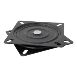 Herrajes Guerrero Base Giratoria Plato Giratorio Embalerado 15 X 15 Cm Negro T