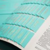 Lake Blue Leather Bible Tabs, Laminated Bible Tabs for Women