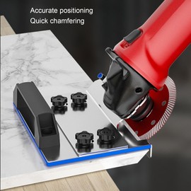 Angle Grinder Stand for Tiles, 45°Chamfer Cutting, Angle Grinder Stand, Grinding Holder, 45 Degree Cutting, Ceramic Stone Chamfer Tool, Angle Grinder