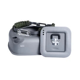 RidgeMonkey Square Kettle Small Paracord Edition - Cooking Pot, Pot for Cooking, Cooking Pot