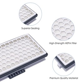 MZY LLC 4 Pack SF-HA 50 HEPA Filter Replacement for Miele AirClean S4, S5, S6, S8 Series, S8000, S8999, S6000, Complete C2 & C3 Vacuum Cleaner