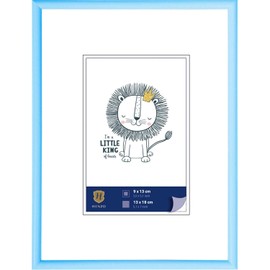 Henzo Napoli Photo Frame Plastic Light Blue 13 x 18 cm