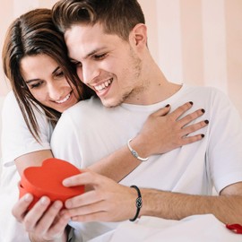 2PCS Matching Bracelets for Couples Heart Valentine Bracelets Valentines Outfits for Women Valentines Shirts for Women Valentines Day Accessories Gifts