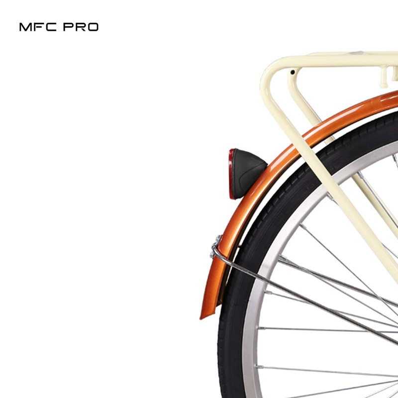 MFC PRO Red Oval Rear Bicycle Mudguard Fender Cycling Safety