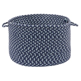 Colonial Mills Montego Utility Basket, 14 by 10-Inch, Blue Burst, Green