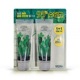 Yada Cactus Soothing Gel, 250ml, 2 pcs. 105ml × 1 pc. / 야다 선인장수딩젤, 250ml, 2개 105ml × 1개