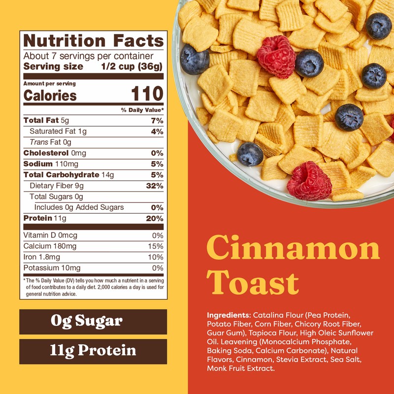 Catalina Crunch Protein Cereal | Sugar Free Breakfast Cereal with