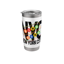 Bing Bong NYC Funny Subway Sound Men Women Boys Stainless Steel Insulated Tumbler