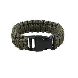 7" Deluxe Paracord Bracelet - Olive Drab