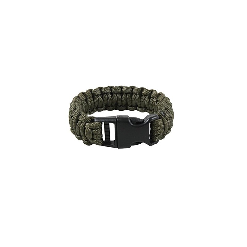 7" Deluxe Paracord Bracelet - Olive Drab