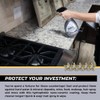 Flitz Ceramic Granite + Quartz Sealer for Countertops, Stainless Steel,
