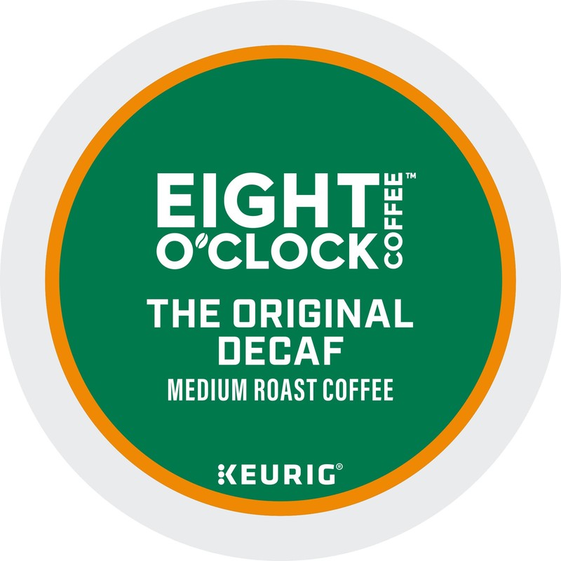 Eight O'Clock Coffee The Original Decaf, Single-Serve Coffee K-Cup Pods,