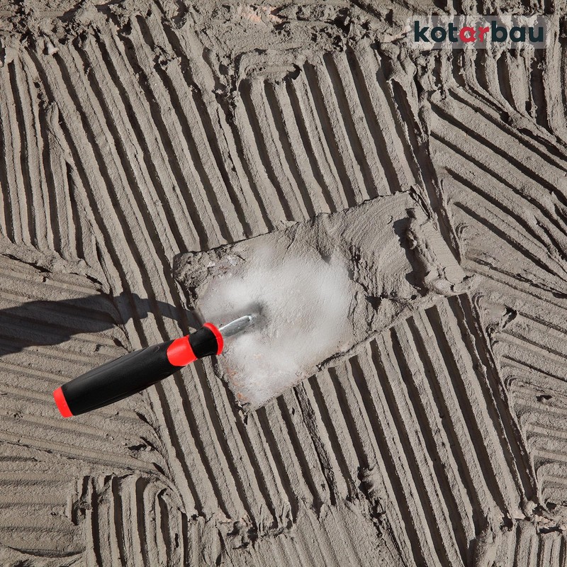 KOTARBAU Stainless Steel Trapezoidal Trowel 180 mm x 80 mm