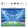 Soccer Field Backdrop Stadium Soccer Competition Fans Night Spotlight Background