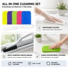 Dusting Kit - Washable Duster - Crevice Cleaning Brush -