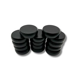 Black Elite 14 Count Crokinole Discs + Scoring Peg