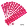 RLSYM 100Pcs Tamper Evident Security Labels 1x3 inch Red No