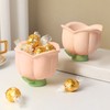 Flower Shape Storage Box Innovative Cute Resin Storage Decorative Ornament
