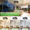 Oil Rubbed Bronze Hallway Light Fixture Ceiling, 2-Light Farmhouse Industrial