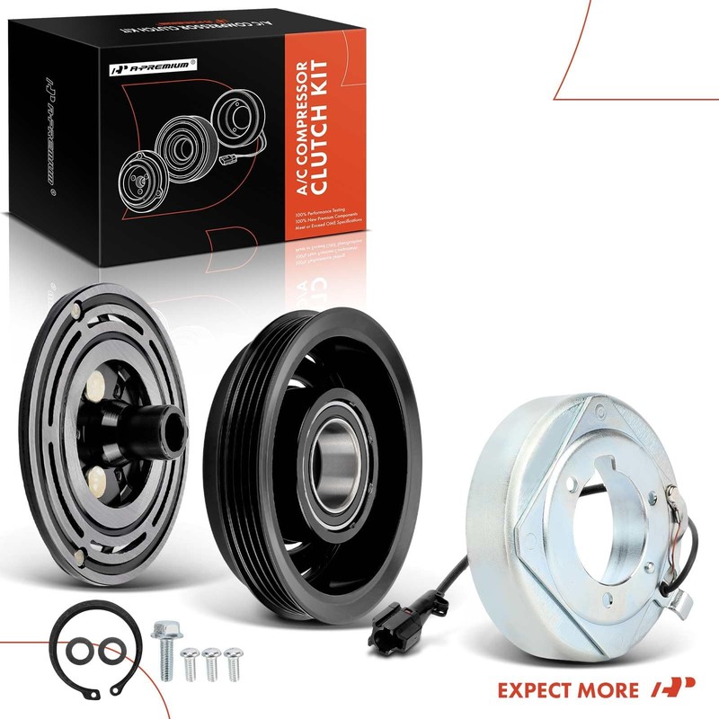 A-Premium Air Conditioner AC Compressor Clutch Kit Compatible with Subaru