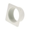 sourcing map 4Inch Duct Connector Flange ABS Plastic Air Outlet