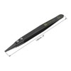 sourcing map ESD Precision Anti-Static Tweezers, Stainless Steel Flat Tip