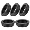 GAGIRA 5Pcs 2-1/16"ID, 2-1/2"Drill Hole Black Rubber Grommets, Top Hat