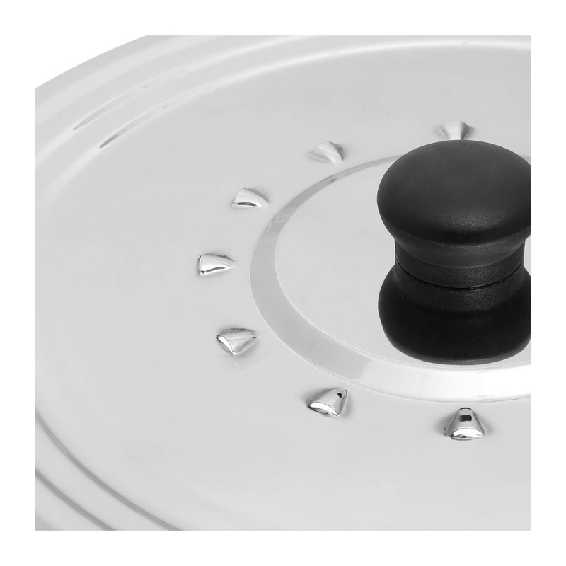 1 x Stainless Steel Lid - Universal Protection Against Splashes