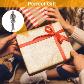 Pilipane Bookworm Sculpture Resin Abstract Thinker Sculpture,Resin Reading Woman Figurine,Woman Reading Statue Decor Lady Figurine For Birthdays, Graduations, Best Friends Or Relatives (D)