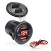 Palumma USB Car Charger, QC3.0 Rapid Charging, Power Socket for