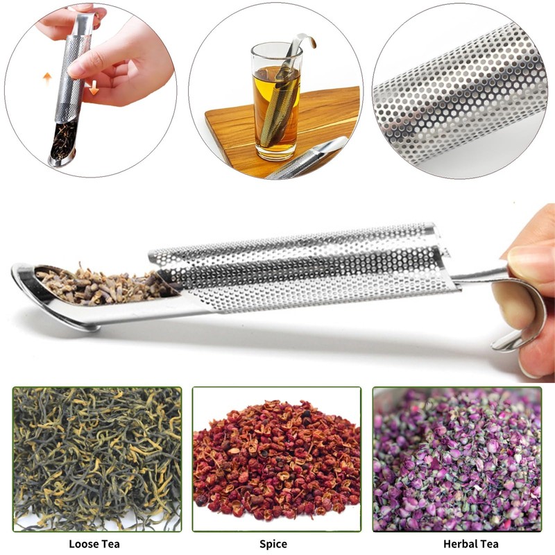 JJQHYC Tea Strainer Loose Leaf Tea Infuser Mesh Tea Strainers