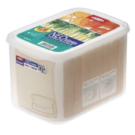 Iwasaki Industries B-1817 NE Antibacterial Food Storage Container, Clear, 1.2 gal (4.0 L), Neo-Keeper, Pack Case, Deep Type, Made in Japan