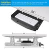 Solid Steel Under Desk Keyboard Tray Slide Out with 360°